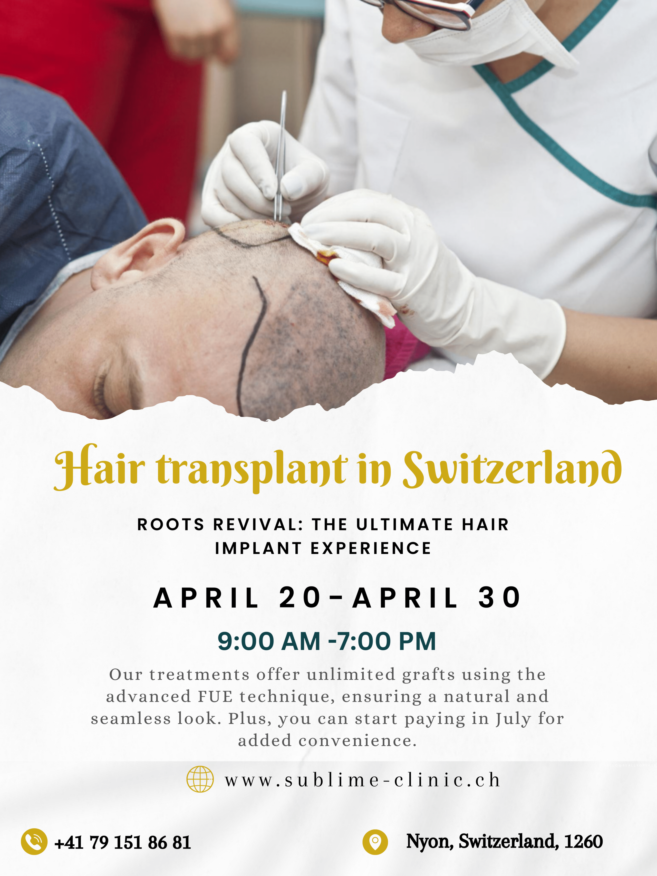 Hair Transplant In Switzerland